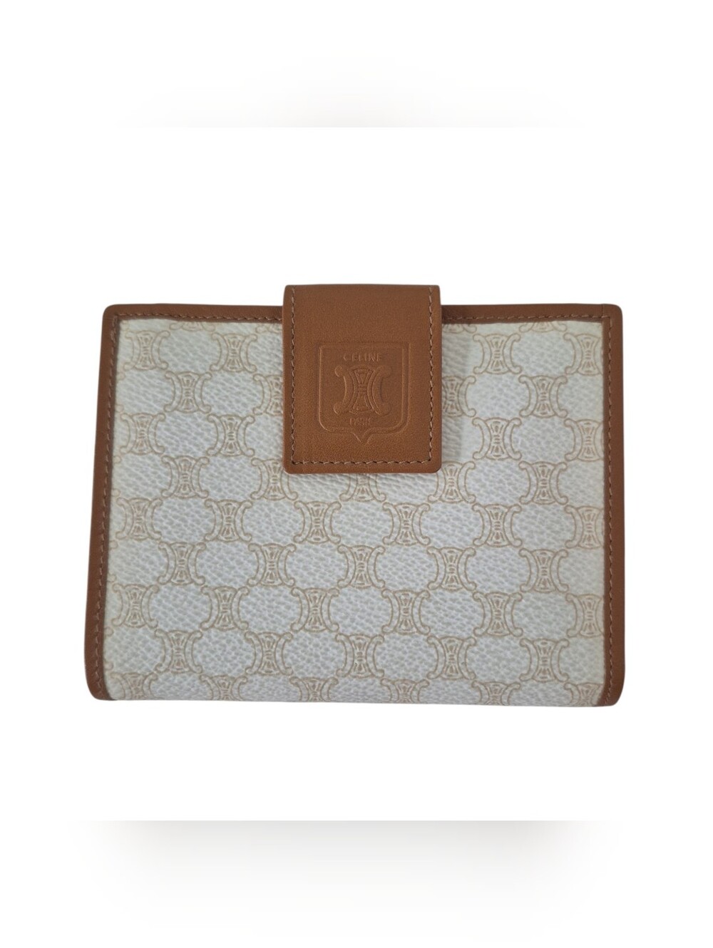 Celine Paris Macadam Bifold Kisslock Wallet
